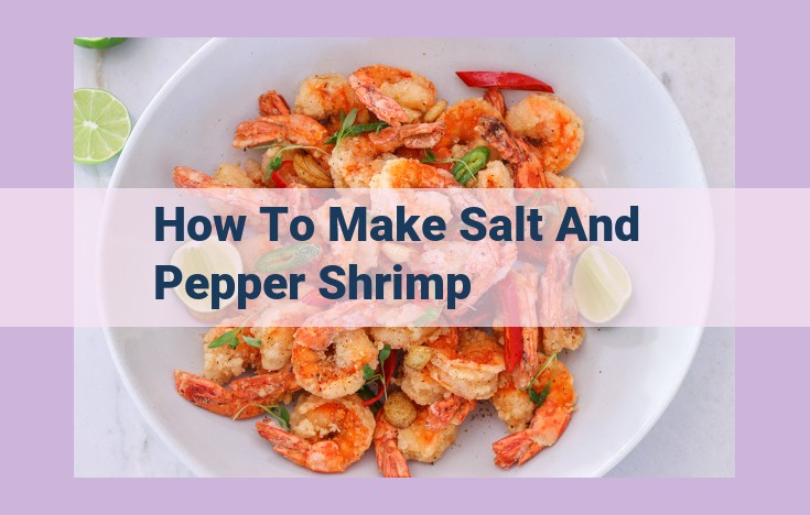 how to make salt and pepper shrimp