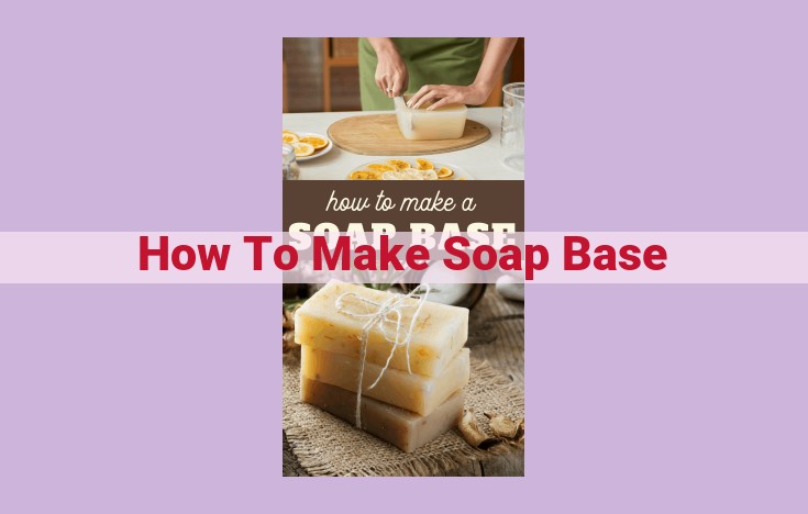 how to make soap base