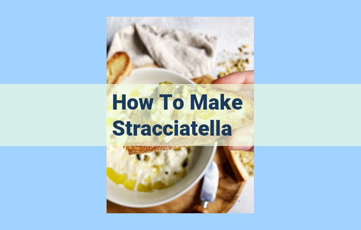 how to make stracciatella