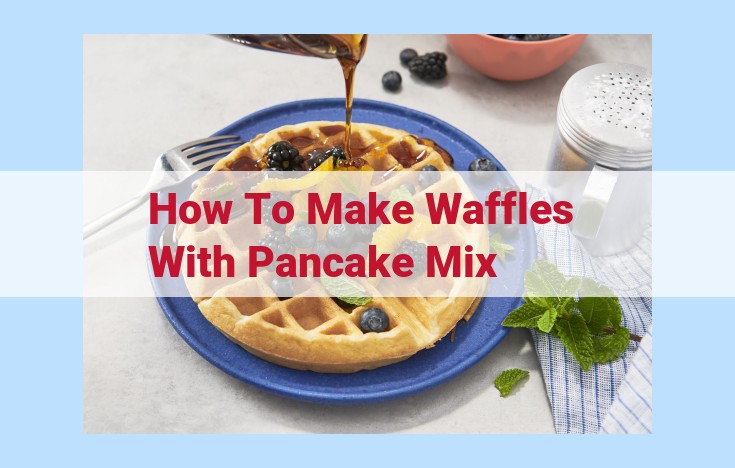 how to make waffles with pancake mix