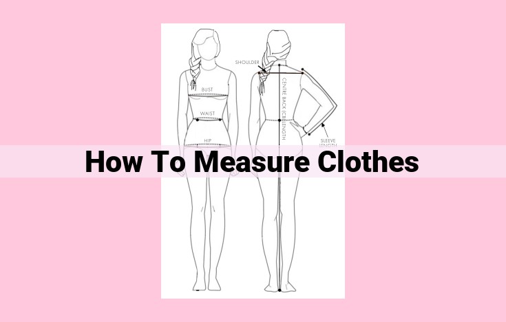 how to measure clothes