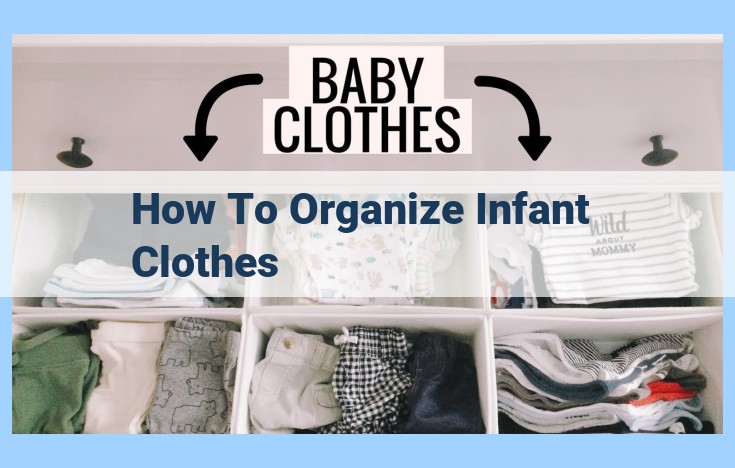 how to organize infant clothes