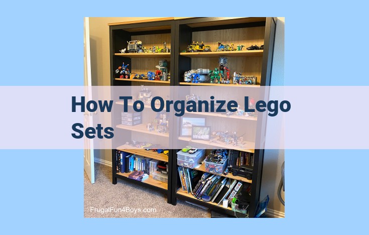 how to organize lego sets