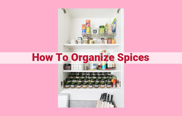 how to organize spices