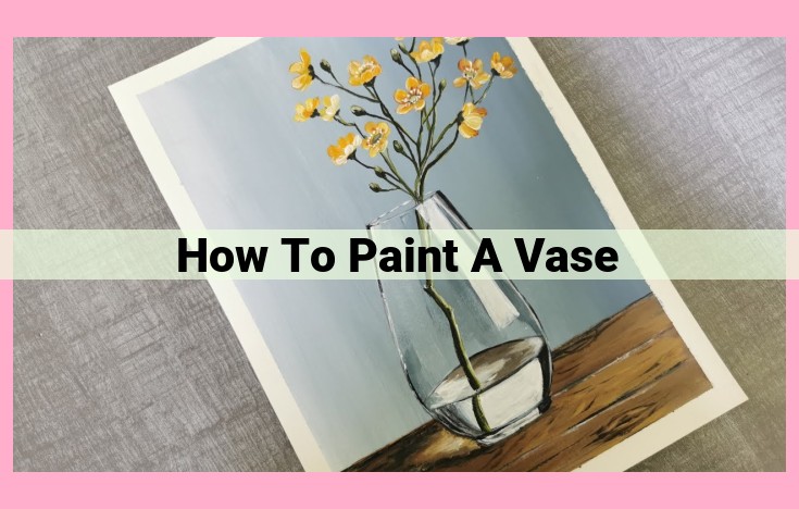 how to paint a vase