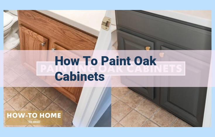 how to paint oak cabinets