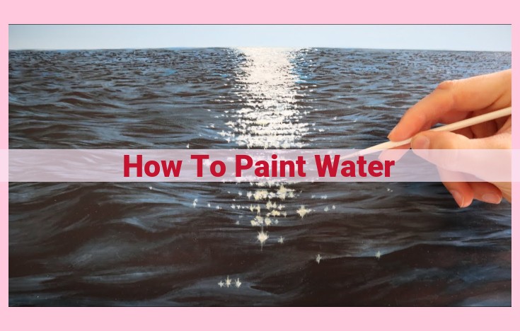 how to paint water