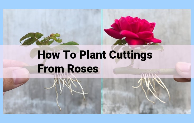 how to plant cuttings from roses