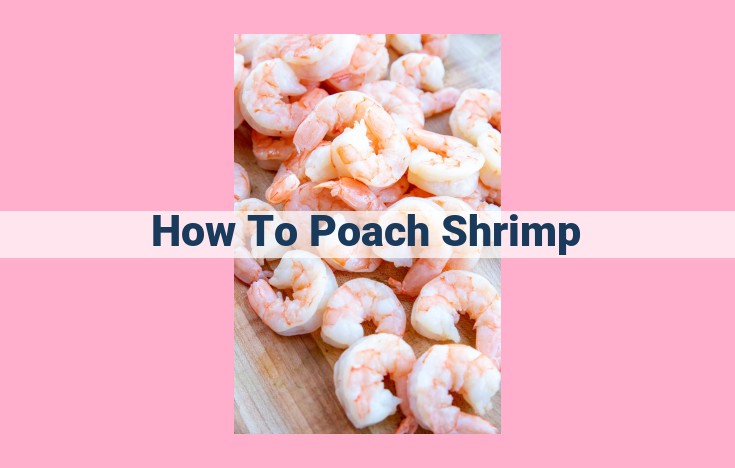 how to poach shrimp