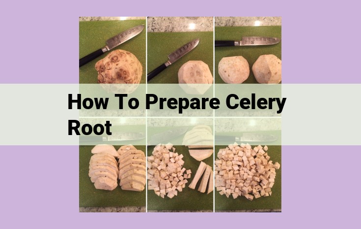 how to prepare celery root