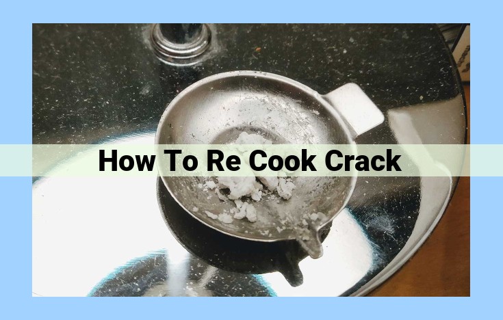 how to re cook crack