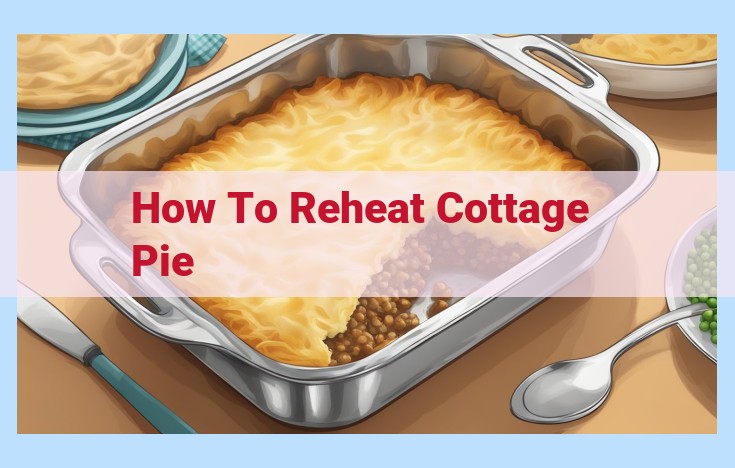 how to reheat cottage pie