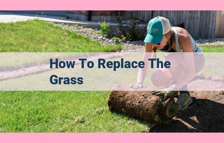 how to replace the grass