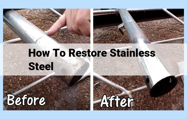 how to restore stainless steel