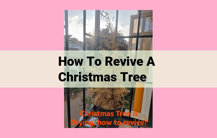 how to revive a christmas tree