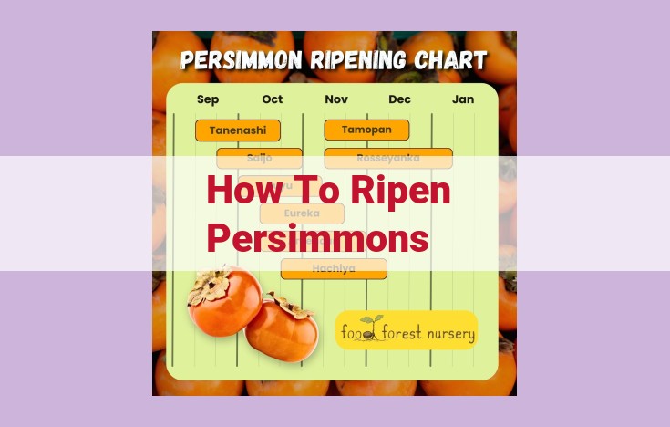 how to ripen persimmons