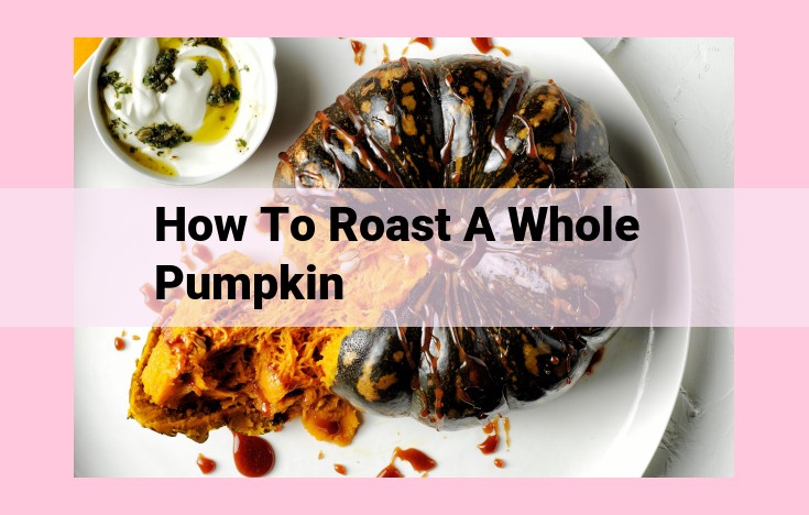 how to roast a whole pumpkin