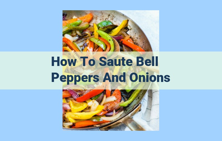 how to saute bell peppers and onions