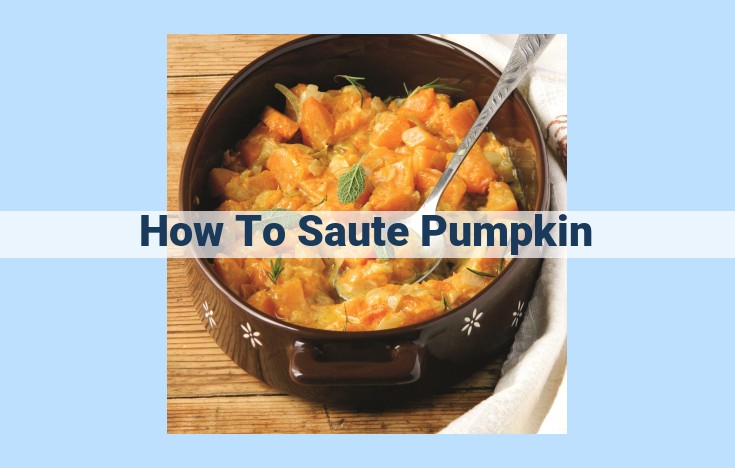 how to saute pumpkin