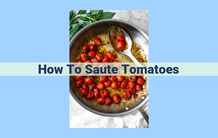 how to saute tomatoes