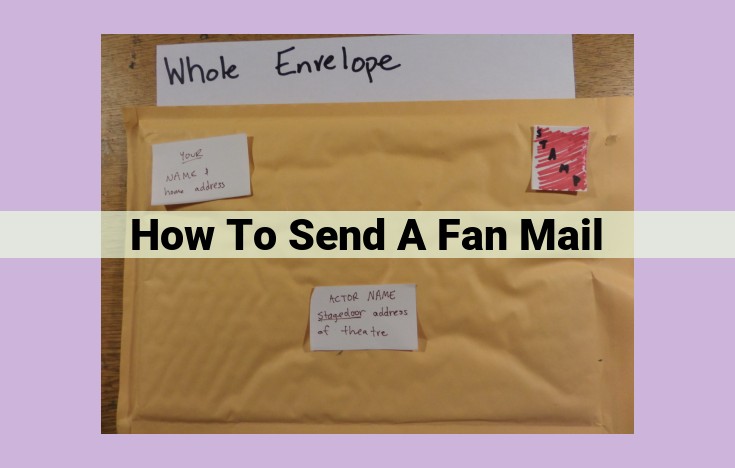 how to send a fan mail