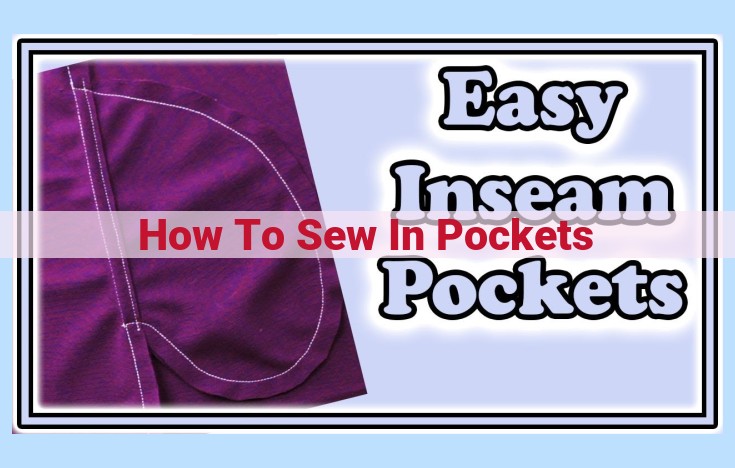 how to sew in pockets