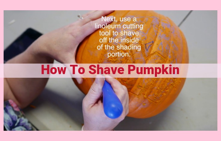 how to shave pumpkin