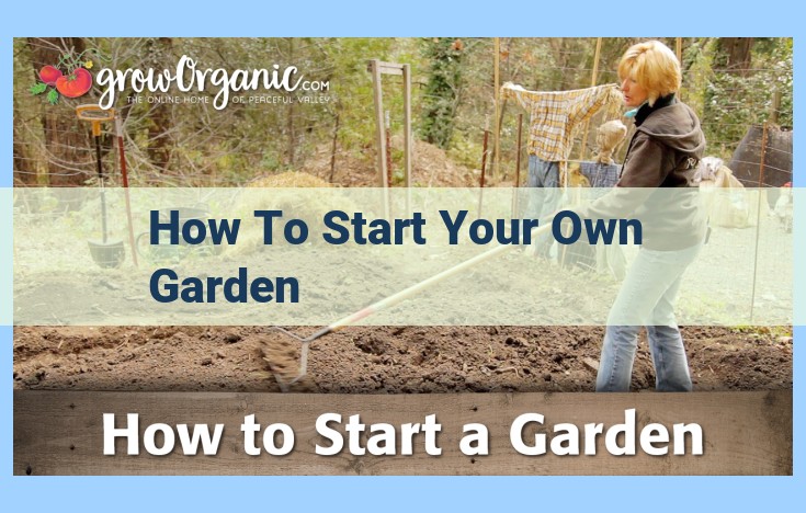 how to start your own garden