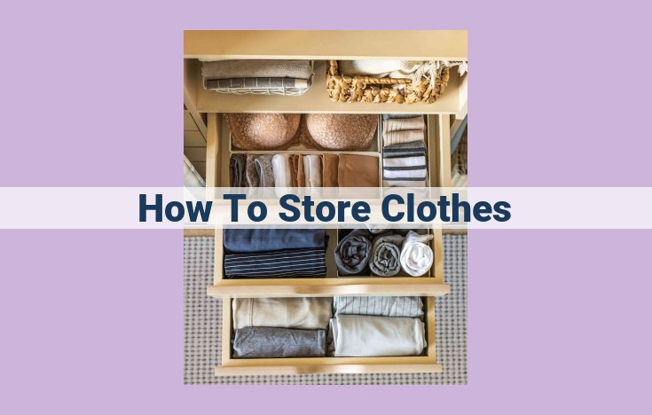 how to store clothes