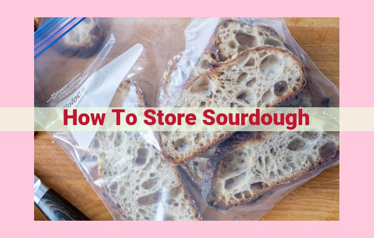 how to store sourdough