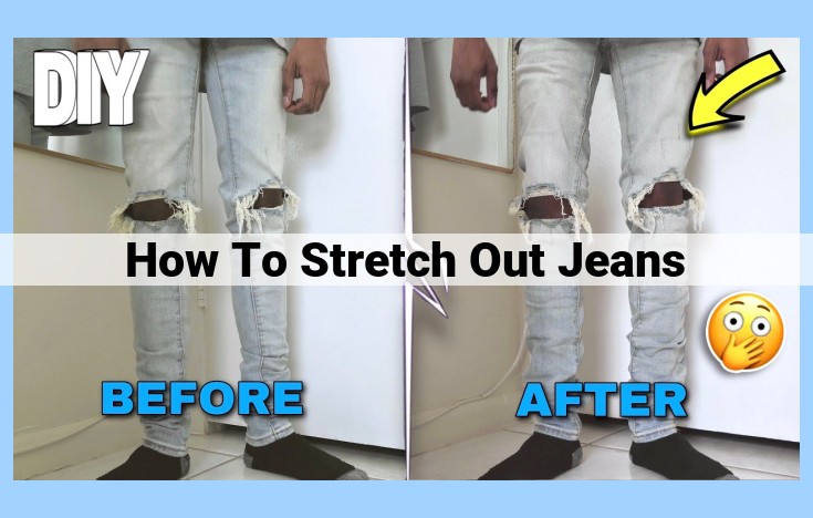 how to stretch out jeans