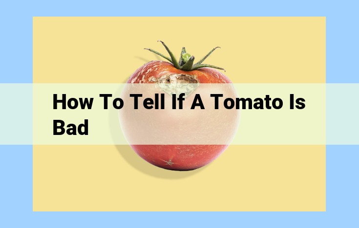 how to tell if a tomato is bad