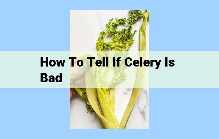 how to tell if celery is bad