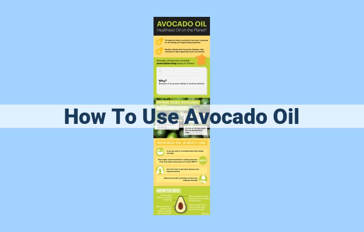 how to use avocado oil