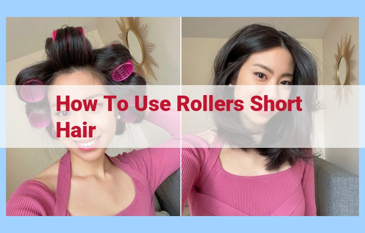 how to use rollers short hair