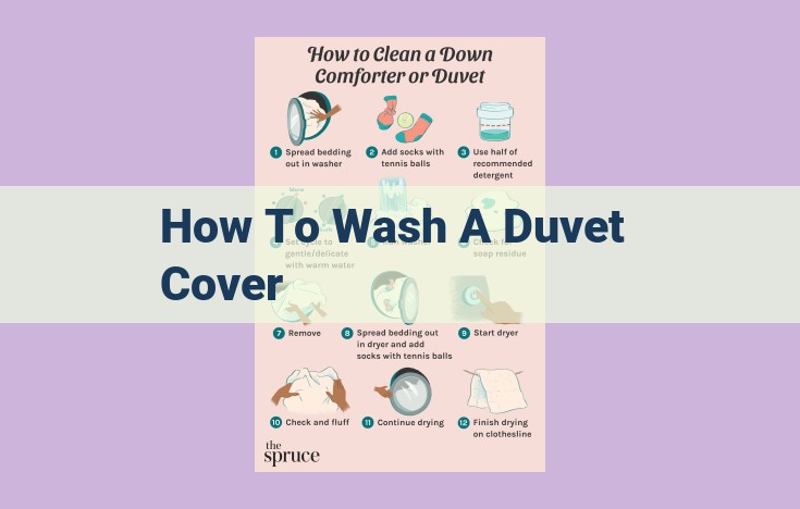 how to wash a duvet cover