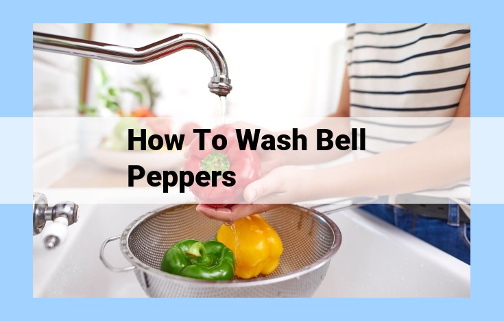 how to wash bell peppers