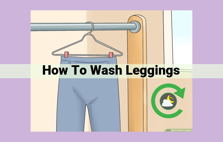 how to wash leggings