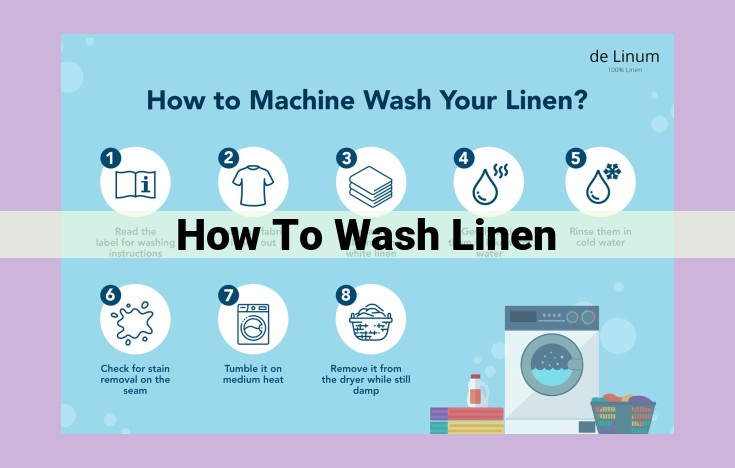 how to wash linen