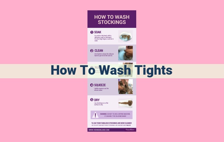 how to wash tights