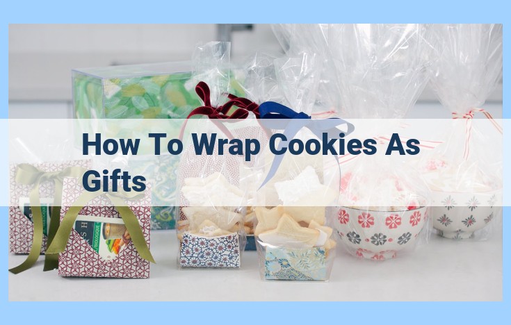 how to wrap cookies as gifts