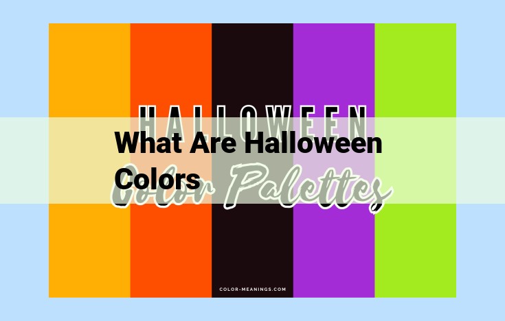 what are halloween colors