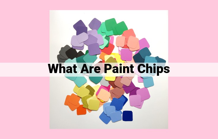 what are paint chips