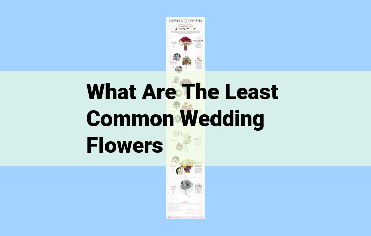 what are the least common wedding flowers