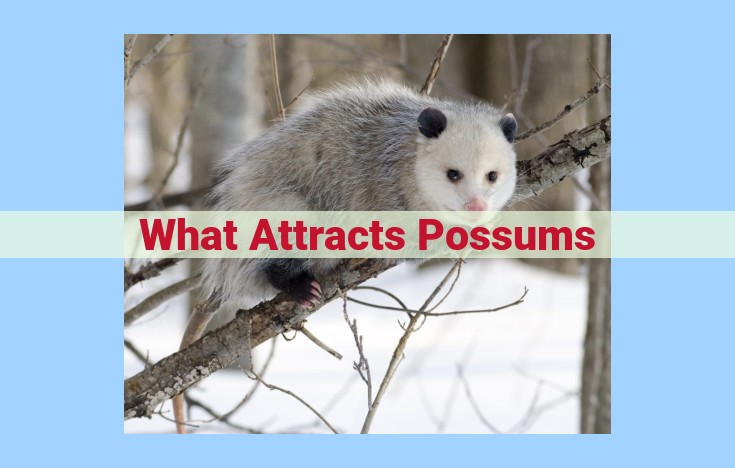 what attracts possums