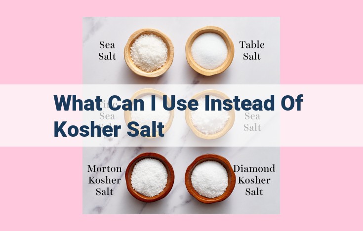 what can i use instead of kosher salt