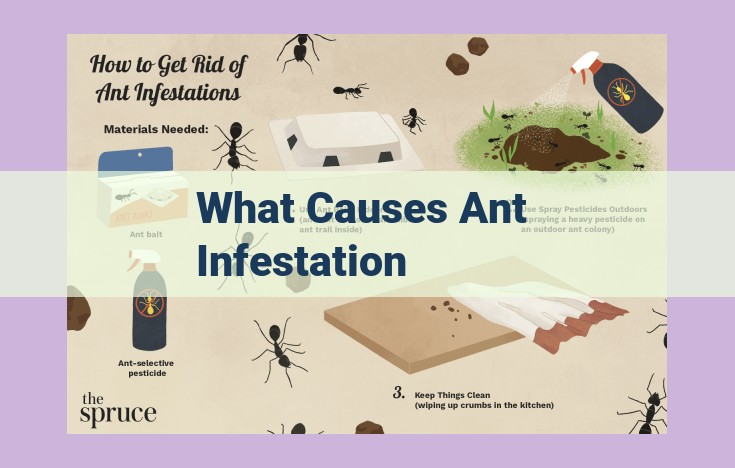 what causes ant infestation