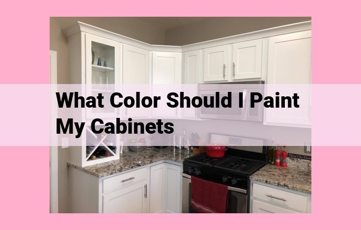 what color should i paint my cabinets