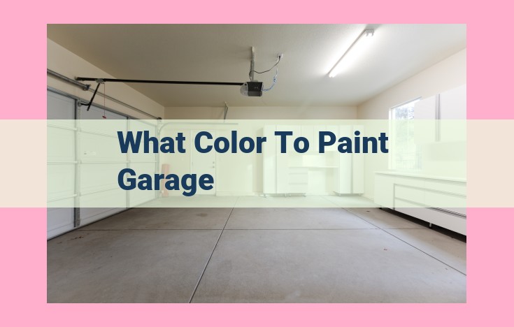 what color to paint garage