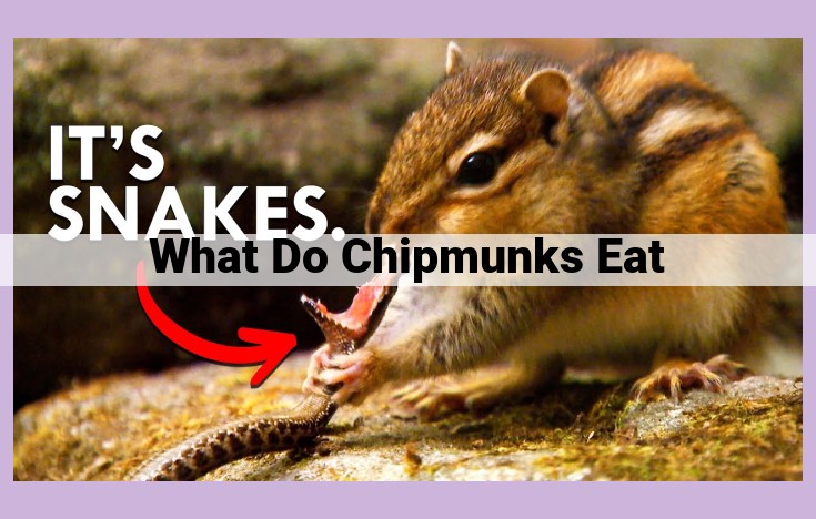 what do chipmunks eat